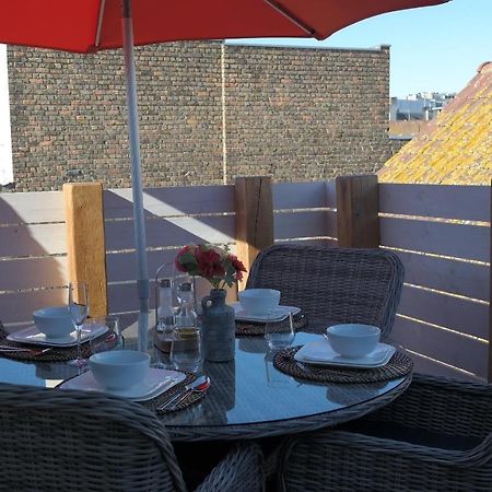 The Rooftop - A Trendy New Apartment With Airconditioning, Large Terrace & Free Parking Ostende Exterior foto