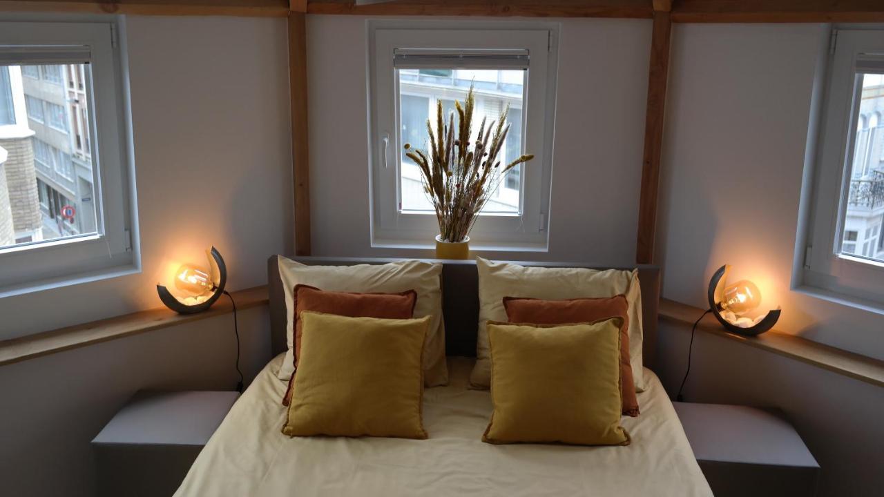 The Rooftop - A Trendy New Apartment With Airconditioning, Large Terrace & Free Parking Ostende Exterior foto